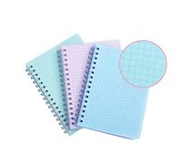 rmanas A6 Notebooks, 3 Pack Small Wirebound Notepad, Mini Squared Lined Journal, College School Supplies Pocket Spiral Notebook for Work, Aesthetic Gift Office Supplies for Teen Girls Boys