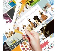 Rmaphy Custom Business Cards with Logo QR Code Design, Personalized, Double Sided, 100/200/500/1000 Pcs, Pet Color, Paper Material, 90x54mm/3.5x2" Size