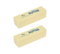 RMBLYfeiye Butter Squishy, Squeeze Cheese Stress Toy, Soft Butter Cheese Squishys Stress Relief Block, Portable Decompression Sensory Toy, Anxiety Relief Fidget Toy for Kid Adult Office Home