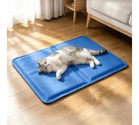 RMBLYfeiye Dog Cooling Mat, Pet Self-Cooling Pad for Dogs Safe Self-Cooling, Thickened Icy Fabric, Scratch-Resistant, Easy to Clean, Keeping Dogs Cool in Summer (40x50cm)