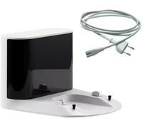 RMCEASASR Robot Vacuum Dock Charger Compatible With Roborock White | Docking Charger For S5 MAX S6 Pure S6 MaxV S8 Q5 PRO Q7 MAX Q8 MAX E4 E5 S7 S7 Plus White(WhiteWith Cable)