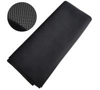 RMFC Cloth Stereo Mesh Fabric for Speaker Repair, Black - 55 x 40 in / 140 x 100 cm