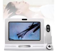 RMJEZTQD Skin Diagnosis Hair Analyzer with 50x/200x DualHeads, 11 Inch LCD Screen Digital Skin Detector Moisture Tester Hair Skin Analyzer, for Home and Salon Use.