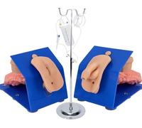 RMJEZTQD Urethral Healthcare Model, Male Or Female Catheterization Enema Simulator, Internal and External Wearable Genital Catheterization Manikin for Skills Training Teaching Aids