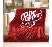 RMKA Soft Thermal Flannel Throw Polyester Blanket -Soda can Stuffed - 70"×60" Doctor Travel Blanket for Couch, Bed & Car for All Seasons -Cute and Fun Dr.Red Blanket Kids to Adults Love It