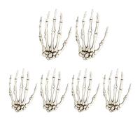 RmKbe 3 Pairs Halloween Skeleton Hand Fake Severed Hand Props Haunted House Terror Props Supplies Haunted House Decoration for Home
