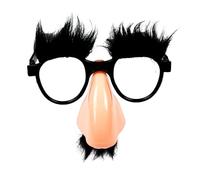 RmKbe Disguise Moustache Glasses Halloween Disguise Glasses Funny Big Nose Eyebrow Eyewear for Fancy Dress Cosplay Costume