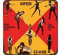 RMLYUSR Fela Kuti Open & Close Album Cover Metal Decor Wall Sign Wall Poster Wall Decor Door Plaque TIN Sign 12X12 INCH