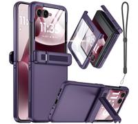 RMOCR for Motorola Razr 2026/2025/2024 Case with Lanyard,Purple