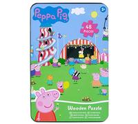 48-Piece Peppa Pig Puzzle in a Tin - Blue