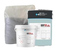 RMS Griptuf Heavy Duty Anti-Slip Epoxy Resin Concrete Floor Paint Protective Coating | 2 Pack | High-Strength, Vehicle & Foot Traffic in Garage, Workshop, Factory, Warehouse & Industrial Applications
