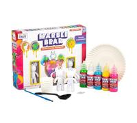 RMS International Craft Hub Marble Bear Series 1 Marble Pouring Keyring Kit Design/Paint Your Own Bear Childrens Kids Art & Craft 8+ Years (Multi-Coloured)