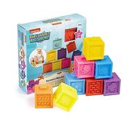 Baby Shark Sensory Blocks Pre-school Touch and Feel Building Activity Playset