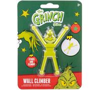 RMS International The Grinch Wall Climber Toy - Magnetic/Adhesive Gravity-Defying Climbing Grinch Figure for Walls & Windows