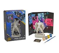 RMS Paint Your Own Batman - Kids DIY Model Painting Activity Kit - Includes 4 Paints, Paintbrush, Stickers & Backdrop - for Ages 5+