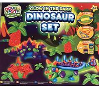 RMS R03-0191 Dinosaur Set Glow in The Dark, Multicolor, 30 x 25 x 6 centimetres
