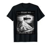 RMS Titanic 1912 Atlantic Crossing Artwork T-Shirt