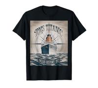 RMS Titanic 1912 Ocean History Memorial Design T-Shirt