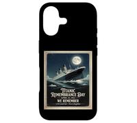 RMS Titanic 1912 Remembrance Day Vintage Memorial Design Case for iPhone 17