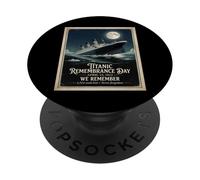 RMS Titanic 1912 Remembrance Day Vintage Memorial Design PopSockets Adhesive PopGrip