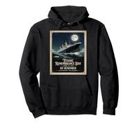 RMS Titanic 1912 Remembrance Day Vintage Memorial Design Pullover Hoodie