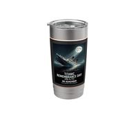 RMS Titanic 1912 Remembrance Day Vintage Memorial Design Stainless Steel Insulated Tumbler