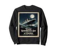 RMS Titanic 1912 Remembrance Day Vintage Memorial Design Sweatshirt