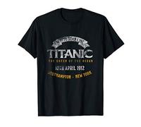 RMS Titanic 1912 Vintage Distressed Sea Sailing Ship Ocean T-Shirt