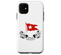 RMS Titanic White Star Line - Red Flag Star Logo Case for iPhone 11