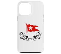 RMS Titanic White Star Line - Red Flag Star Logo Case for iPhone 13 Pro Max