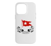 RMS Titanic White Star Line - Red Flag Star Logo Case for iPhone 14 Pro Max