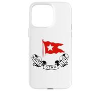 RMS Titanic White Star Line - Red Flag Star Logo Case for iPhone 15 Pro Max