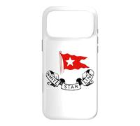RMS Titanic White Star Line - Red Flag Star Logo Case for iPhone 17 Pro Max
