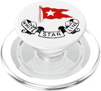 RMS Titanic White Star Line - Red Flag Star Logo PopSockets PopGrip for MagSafe