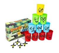 RMS Toucan Alley Bird Flinging Knock Down The Tin Cans Throwing Stacking Toy Game Hit The Tins