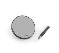 RMTL 10X Magnifying Mirror With Tweezer & Suction Cups, Magnifier Mirror for Eyebrows Tweezing, Makeup, Eye Makeup, Bathroom Saving | Travel Magnifying Mirror | Small Mirror | Hand mirror (10X)