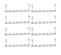 RMTL Magical Hangers Closet Space Saving Wardrobe Clothing Magic Hangers Organiser Heavy Duty Chrome Hangers (8 Pack)