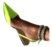RMUNSK Shiny Crystal Flat Heels Gladiator Sandals Women Summer Pointed Toe Pink Party Shoes Woman Plus Size 42 Ankle Straps Pumps