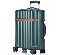 RMW 28 Inch Large Suitcase - Durable Hard Shell Luggage with 360° Spinner Wheels, 3-Digit Combination Lock, Airline Checked Luggage for Travel & Vacations (Dark Green, Large 28")