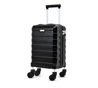 RMW EasyJet Underseat Cabin Bag 45x36x20cm with Removable Wheels - Lightweight 2.5kg Hardshell Suitcase, Hand Luggage with Spinner Wheels, 3-Digit Lock (Black, EASYJET UNDERSEAT 18")