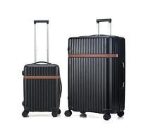 RMW Suitcase 2 Piece Set Hard Shell Check in Luggage Durable Lightweight | Large 28" + Cabin 20" with 3 Digit Combination Lock, 360° Spinner Wheels, Reinforced zipper, Adjustable Telescopic Handle