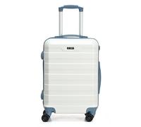 RMW Suitcase Large Medium Cabin Size | Hard Shell | Lightweight | 4 Dual Spinner Wheels | Trolley Luggage Suitcase | Hold Check in Luggage | TSA Combination Lock (White, Cabin 20" X 2)