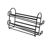 RMWHGDUL Egg Dispenser, Sliding Box, Storage Organizer, Multi-Tier Refrigerator Tray with Convenient Wheels, Suitable for, Black 2 Layer