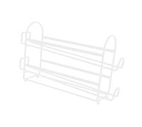 RMWHGDUL Egg Dispenser, Sliding Box, Storage Organizer, Multi-Tier Refrigerator Tray with Convenient Wheels, Suitable for, White 2 Layer