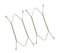 RMWHGDUL Wall Plate Holder, Gold Decorative Plate Holder, Wire Plate Holder, Wall Decor, Golden, 10 Inch