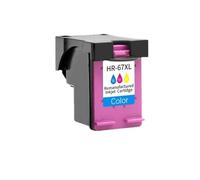 RMXGZQ 67XL Ink Cartridge Comaptible with 67 67 XL 2723 2752 1225 6020 6052 6055 6420 6452 4152 4140 4155 Printer(1 Color)