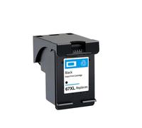 RMXGZQ 67XL Ink Cartridge Compatible with 67, 2724 2725 2300 2732 2755 4152 4155 4158 6052 6058 6075 6030 printer(Black)