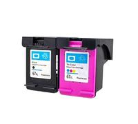 RMXGZQ 67XL Ink Cartridge Compatible with 67, 2724 2725 2300 2732 2755 4152 4155 4158 6052 6058 6075 6030 printer(1 set)