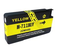 RMXGZQ CZ130A CZ131A CZ132A CZ133A Ink Cartridge Full With Ink Compatible with 711 711XL 711 T120 T520 Printer(Y)