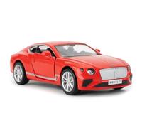 RMZ City 1:36 Diecasting Alloy Car Model Bentley Continental GT Toy Car, Pull Back Vehicles Toy for Toddlers Kids Boys Girls Gift Red